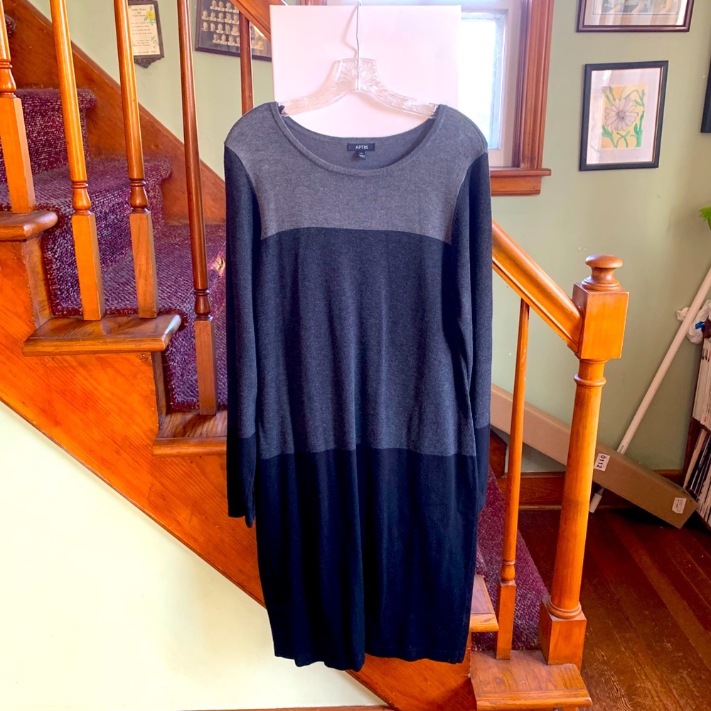 Apt 9 striped sweater dress